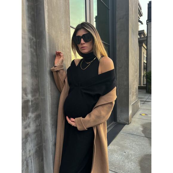 Jenni Kayne Cashmere Overcoat in Camel - Picture 3 of 10